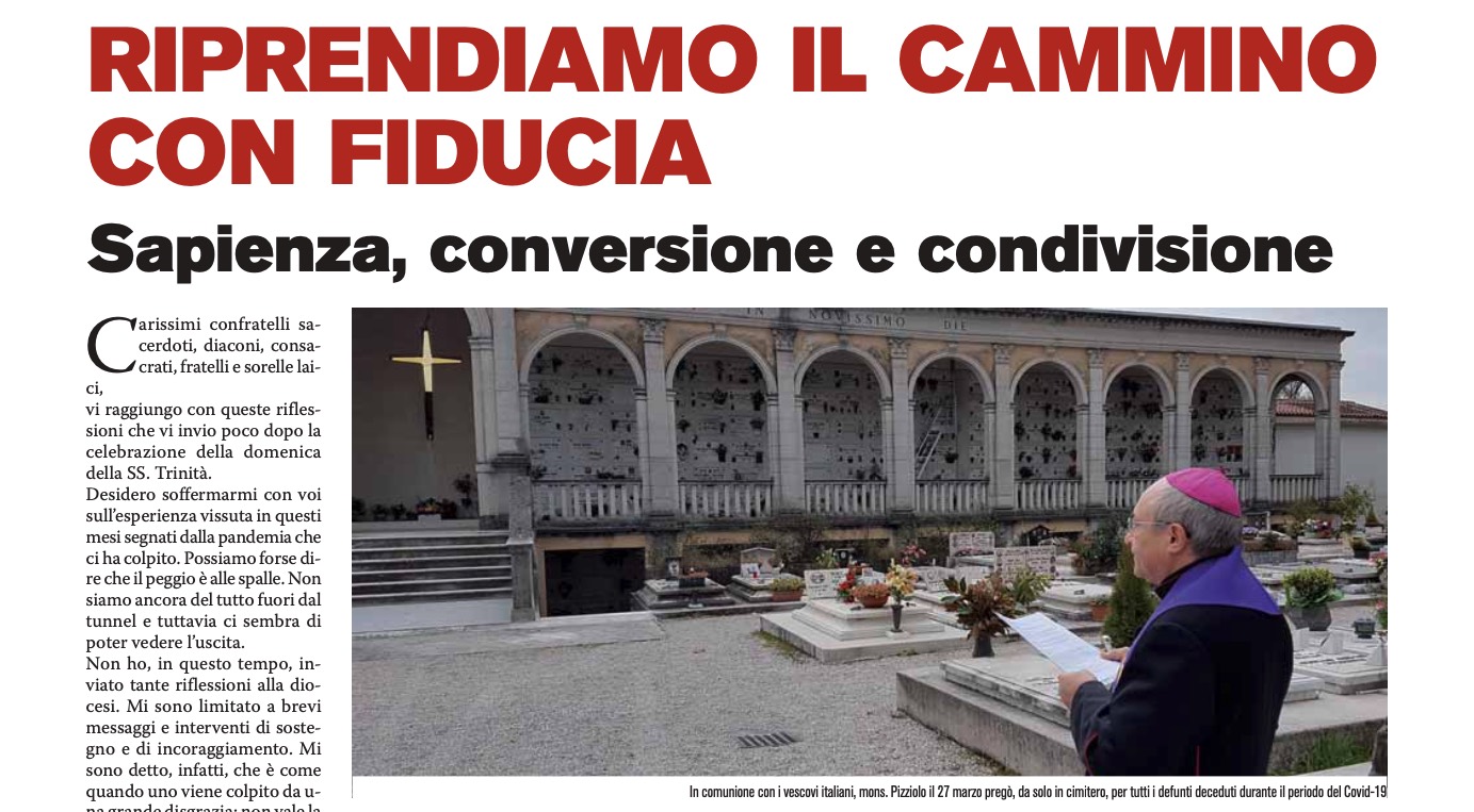 Lettera vescovo Corrado 14 giugno 2020 - Vittorio Veneto